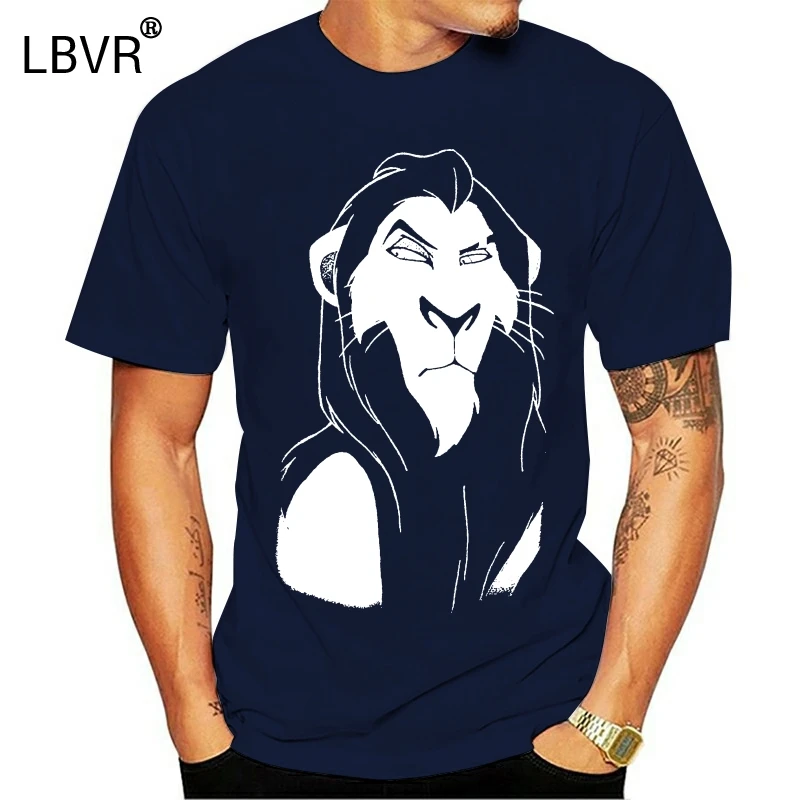 Scar Art T-Shirt Lion King Rock мужская и женская модная футболка унисекс бесплатная доставка |