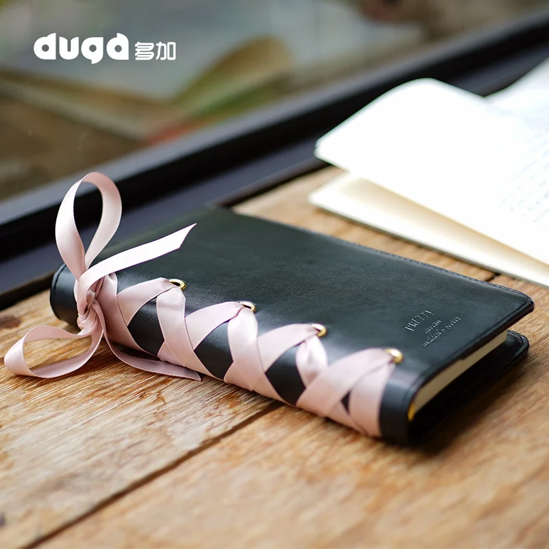 

Dream Ribbon Beautiful Little fairy Agenda Diary Spiral Notebook DIY Hand Account Book Cute Bowknot Note Book School Supplies