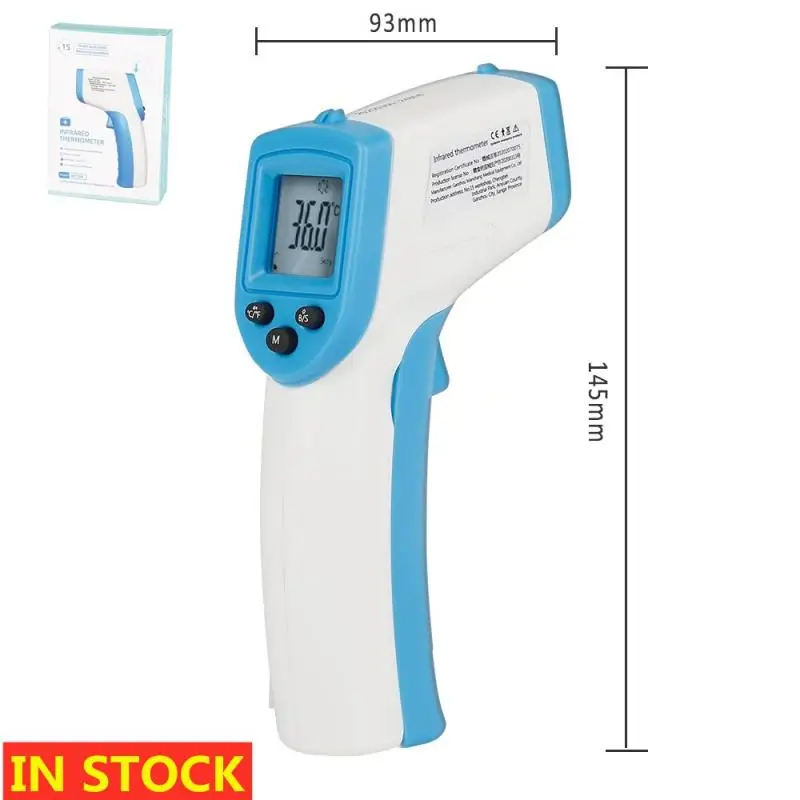 

CE Forehead Thermometer Non Contact Infrared Thermometer Body Temperature Fever Digital Measure Tool for Baby Adult IN STOCK