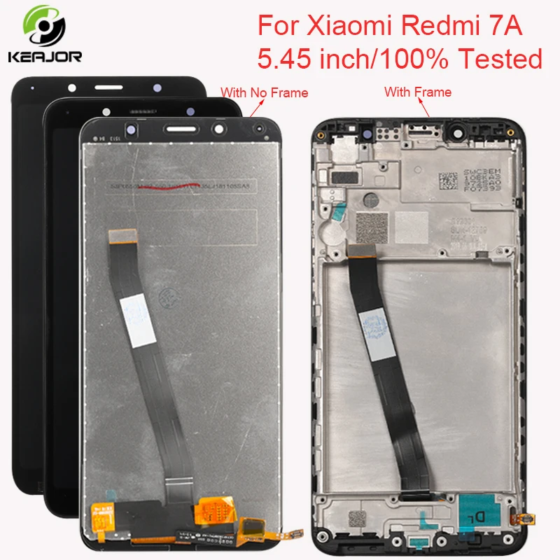 

Display For Xiaomi Redmi 7A LCD Display Touch Screen With Frame Digitizer Panel Replacement For Redmi 7A 7 A Display Tested 5.45