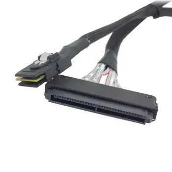 

3ft 100cm SFF-8484 SAS 32Pin 4i to SFF-8087 Mini SAS 4i 36Pin Cable server raid cable