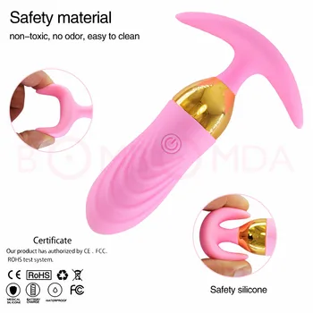 Wireless Anal Butt Plug Prostate Massager Adults Gay Product Mini Bullet Clitoris Stimulator Vibrator Sex Toys for Women Men 3