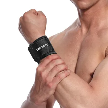 

1pc Wristband Protective Wrist Support Adjustable Weight Lifting Elastic Soft Pressurized Great For Volleyball Tennis Sports
