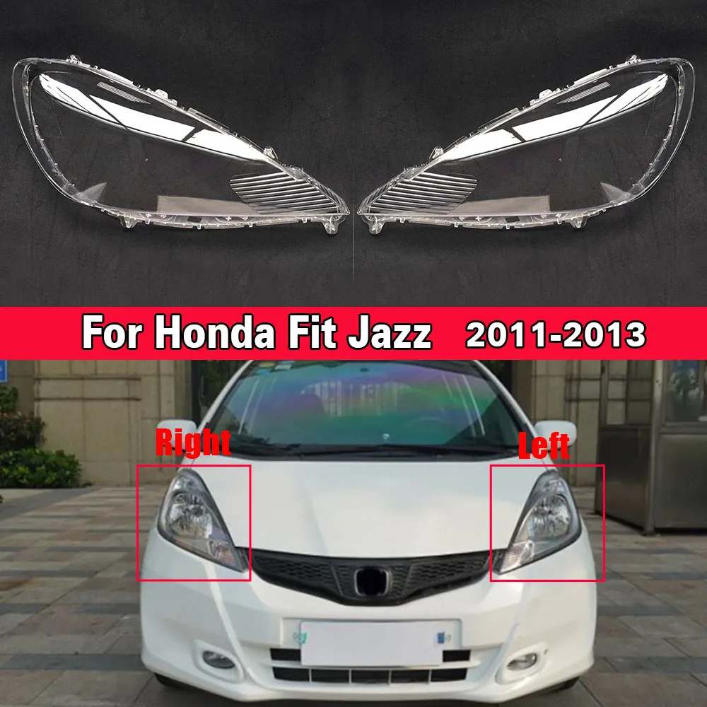 Car Light Auto Shell Front Headlamp Cover Replacement For Honda Fit
