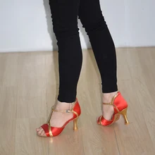 YOVE стиль w143-1 танцевальная обувь Бачата/Сальса крытый и открытый Женская танцевальная обувь