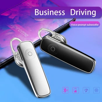 

Universal Bluetooth 4.1 Wireless Business Headset Painless Wear Hanging Ear Earphones Long Standby Sports Running Headphone MP3