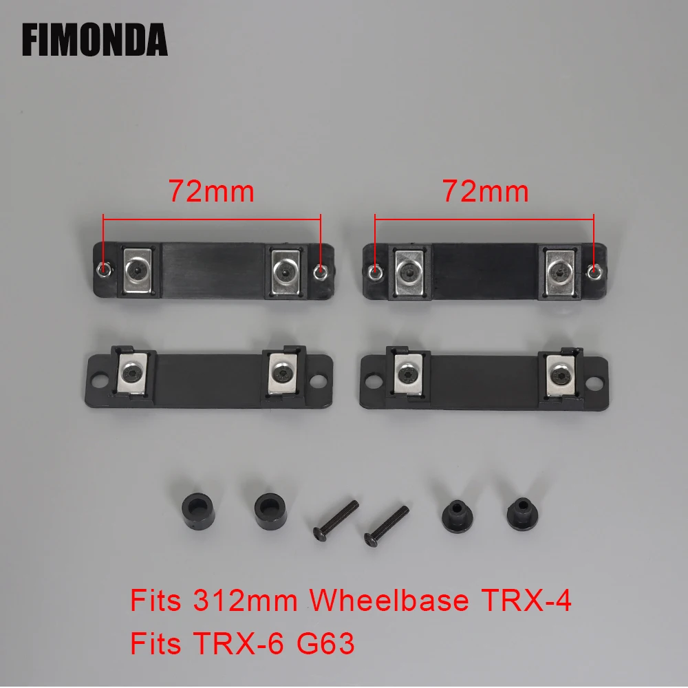 FIMONDA магнитные крепления для кузова 1/10 RC Crawler Car Traxxas TRX4 TRX6 G63 обновленные