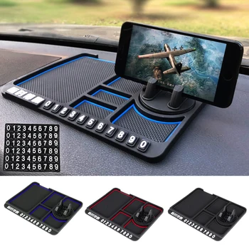 

Multifunctional Car Anti-Slip Mat Auto Phone Holder Non Slip Anti Slide Dash Phone Mount Silicone Car Pad Mat