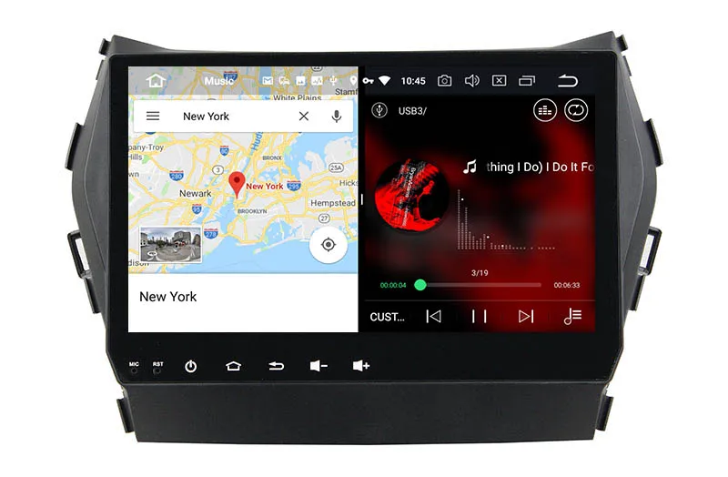 Head Unit Android 8.0 Santa Fe ix45  double din stereo upgrade 3