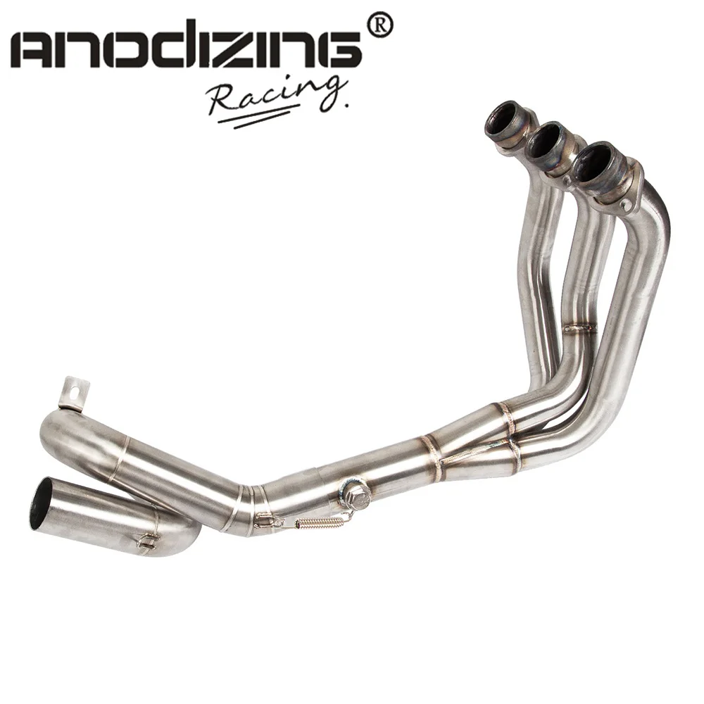 Motorcycle 51mm Full Exhaust System Slip-On Muffler Front Pipe For Yahama FZ09 MT09 FZ-09 MT-09 2014-2018(Not For Tracer)