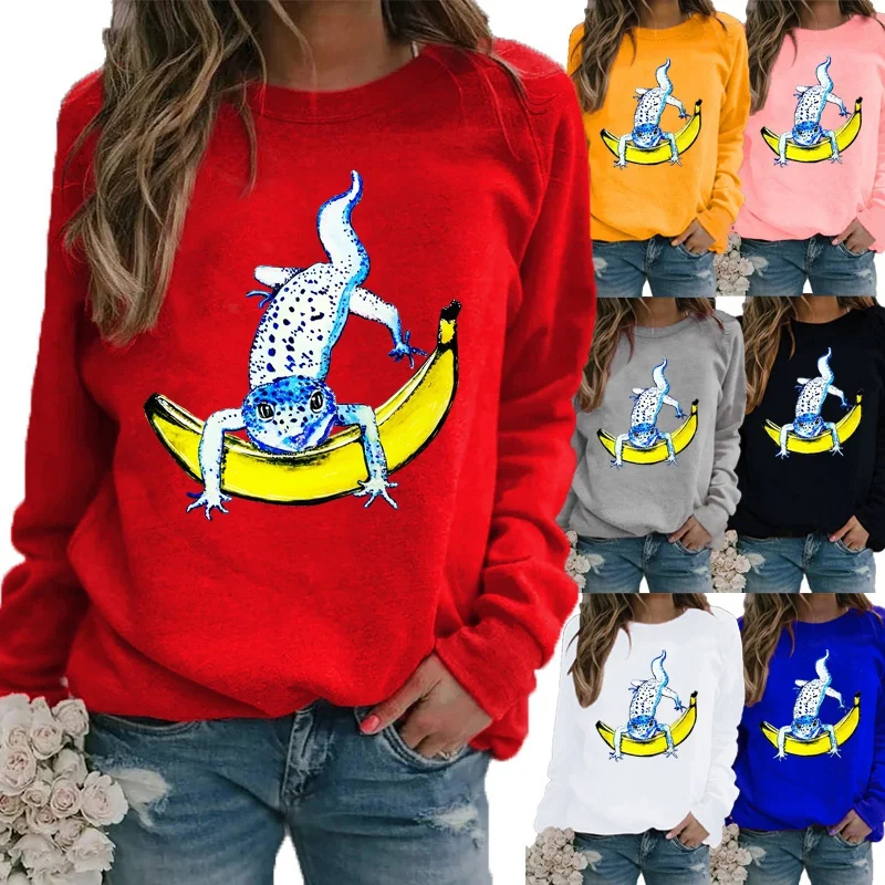 

Winter Casual Women Fashion Dreamcatcher Printed Round Neck Long Sleeved Sweatshirt Loose Ladies Graphic T-shirt Blouse