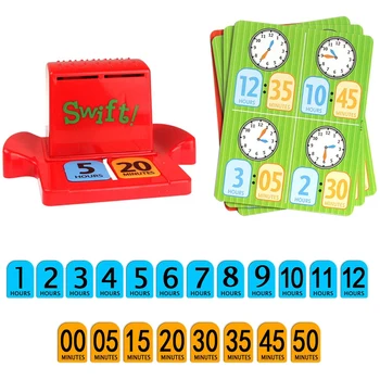 

Puzzle Game Learn Time Number Card Baby Kids Time Telling Cards Match Game Time Learning Educational Toys For Kids