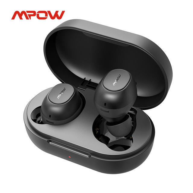 Mpow MDots Wireless Earphones Bluetooth 5.0 True Wireless Earbuds with Punchy Bass 20 hours Playback IPX6 Waterproof Built-in Microphone