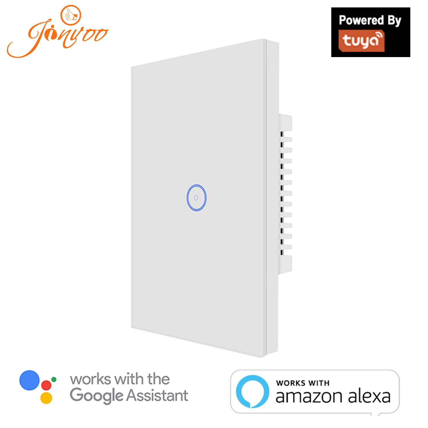  Jinvoo smart switch WiFi light switch US standard Alexa Google home APP control remote control swit - 4000019067495