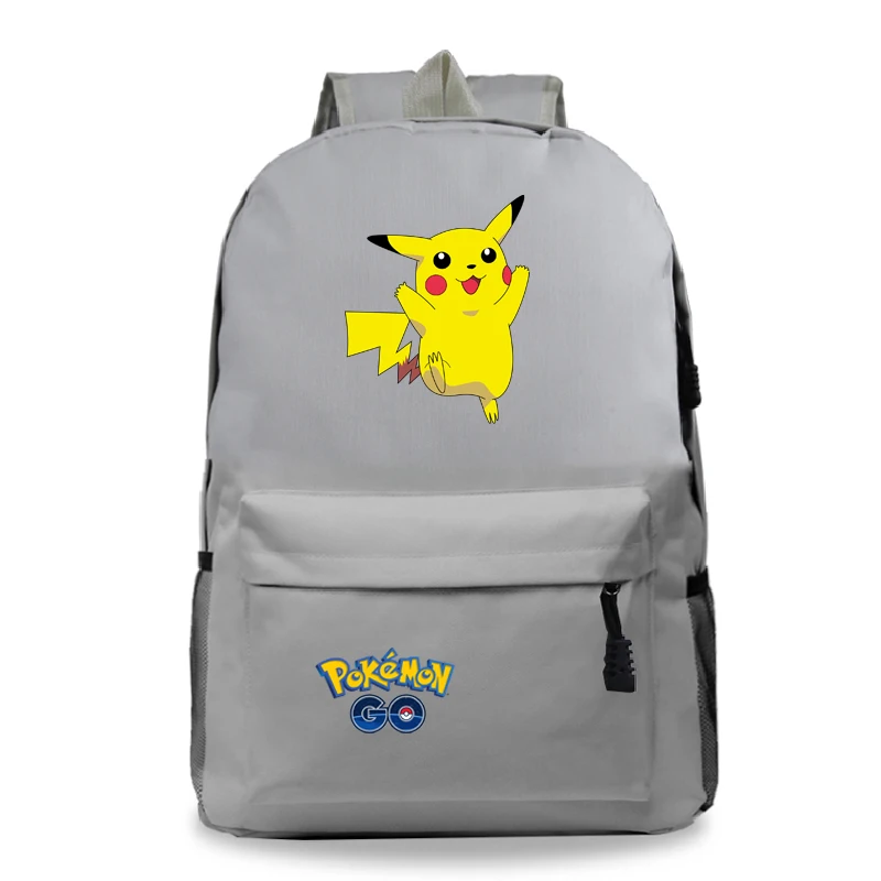 B6 Mochila Pokemon рюкзаки для школы подростков девочек Sac Dos Аниме Пикачу сумка plecak ноутбук унисекс мультфильм Backbag 41-44 - Color: B6