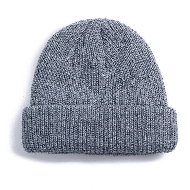 Autumn Beanie Ribbed Knitted Hats 