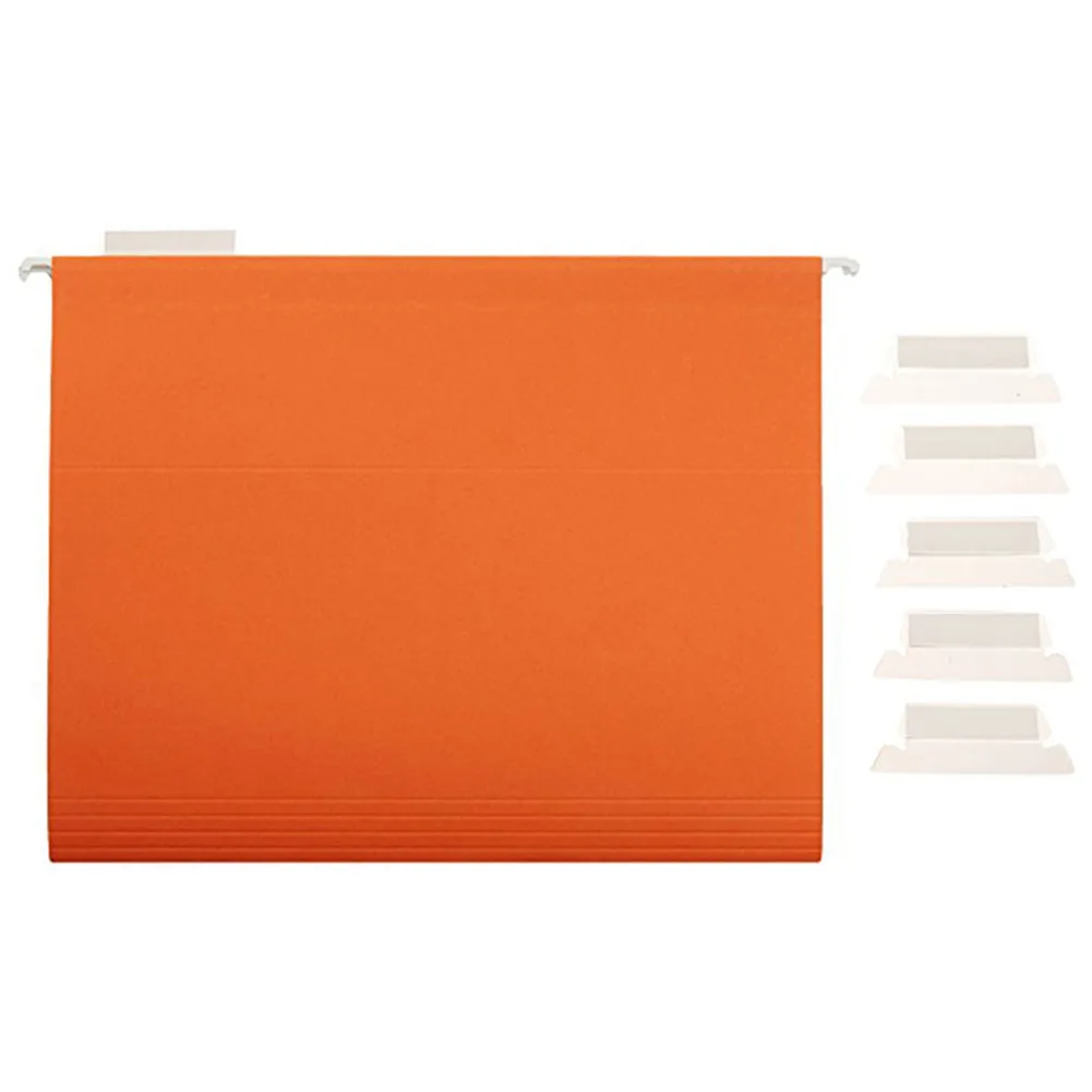 

100Pcs Durable Bendable Office Crafts Smooth Transparent Convenient Hanging PVC Professional Film Label File Index
