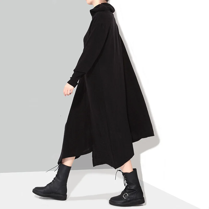 New Fashion style Asymmetrical Long Knitting Big Size Dress Fashion Nova Clothing
