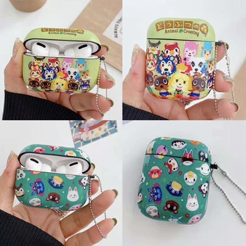 

Hot Animal Crossing New Horizons 3D Earphone Case for Airpods 1/2/Pro Case Cute Cartoon IMD soft Headphone Earpods Cover
