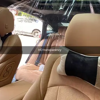 

Car HD Protective Film Curtain Bulkhead Partition Divider Film Transparent PVC Material Safe Protector Car Interior Accessory