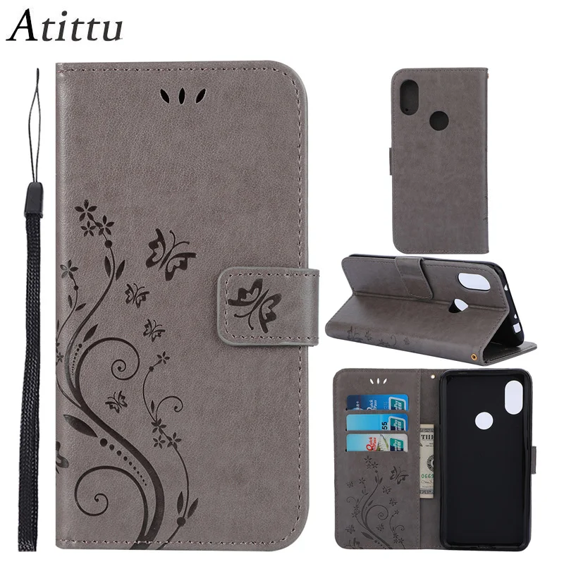 

Redmi Note 7 Butterfly Flip Case for Xiaomi Redmi Note 7 Pro Mi 8 Case PU Leather Wallet Business Case for Mi8 Redmi Note 7 7Pro