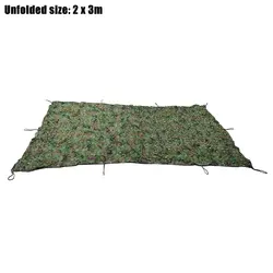 3*4 м лесной военное дело Охота Пикник палатка крышка автомобиля прогулочная палатка навес от солнца камуфляжная сетка