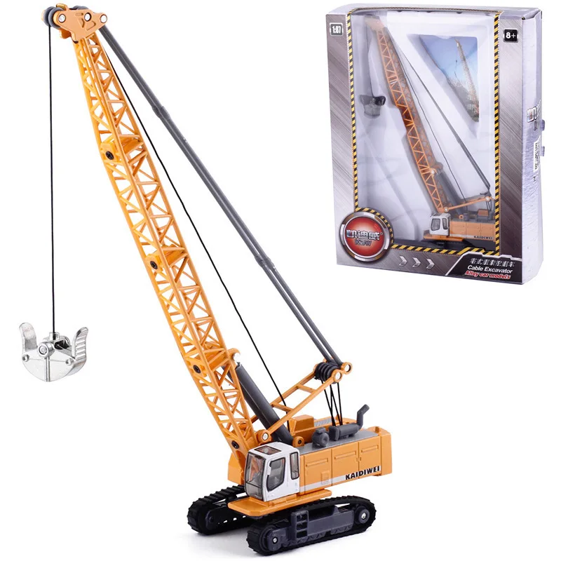 

Cadeve Alloy 1: 87 Luffing Cable Excavator Engineering Vehicle Alloy Car Toy 625015 Boxed