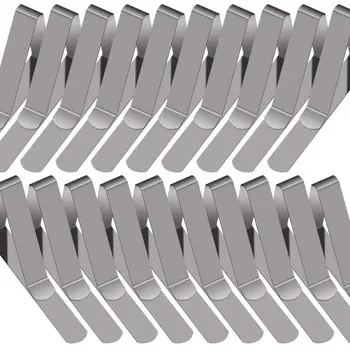 

30 Packs Tablecloth Clips Stainless Steel Table Cover Clamps