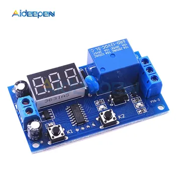 

DC 12V Delay Relay Delay Time Multi-function Module Infinite Loop Countdown Switch Control Module Timer Module Relay