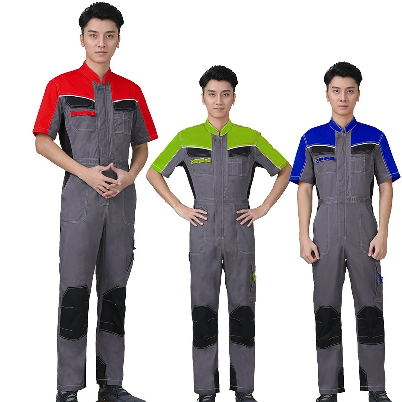 Factory work clothing for men Summer Working Overalls Work Wear uniforms Fashion Tooling