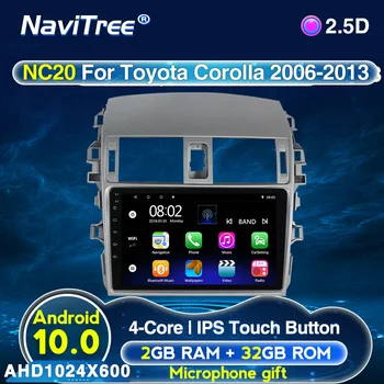 

2G+32GB Android 2 Din Car Multimedia Player For Toyota Corolla 2007 2008 2009 2010 2011 DVD Radio Gps Naviagtion WIFI
