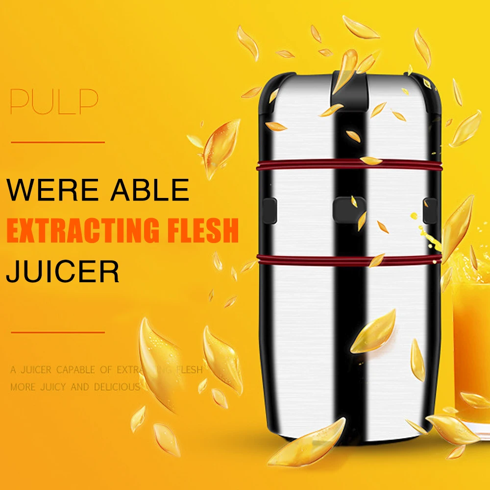 

Manual Lid Rotation Juicer Juice Cup Blender Stainless Steel Kitchen Tool Bar Vegetable Gift Protein Shake Mini Lemons Portable