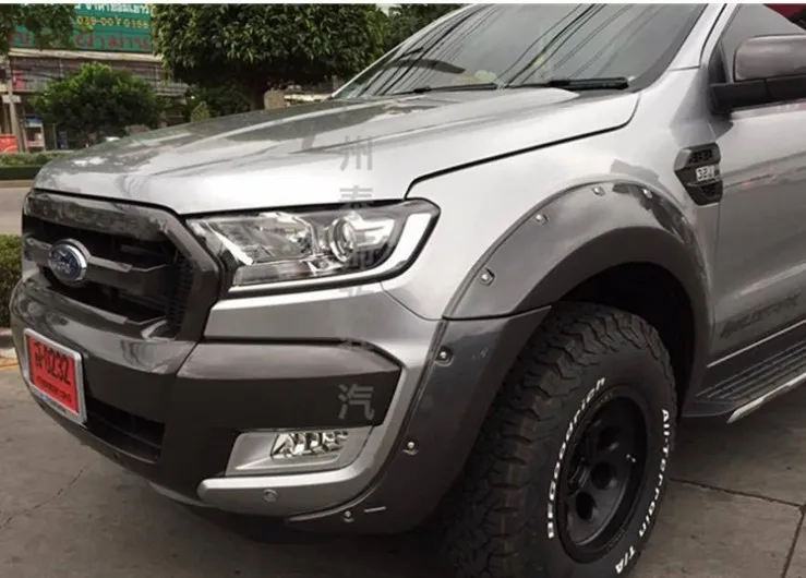 Брызговики для Ford Ranger T7 брызговики из углеродного волокна Wildtrak 2016 2017 2018 двойная