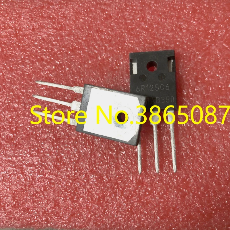 Оригинальный Новый МОП-транзистор 6R125C6 IPW60R125C6 или 6R125P TO-247 N-CHANNEL SI полевая трубка 20