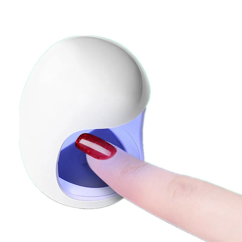 Мини 6 Вт Сушилка для ногтей Светодиодный УФ лампа микро USB гель лак отверждающая машина для домашнего использования Инструменты для дизайна ногтей лампы для ногтей Инструменты - Цвет: minie No Line