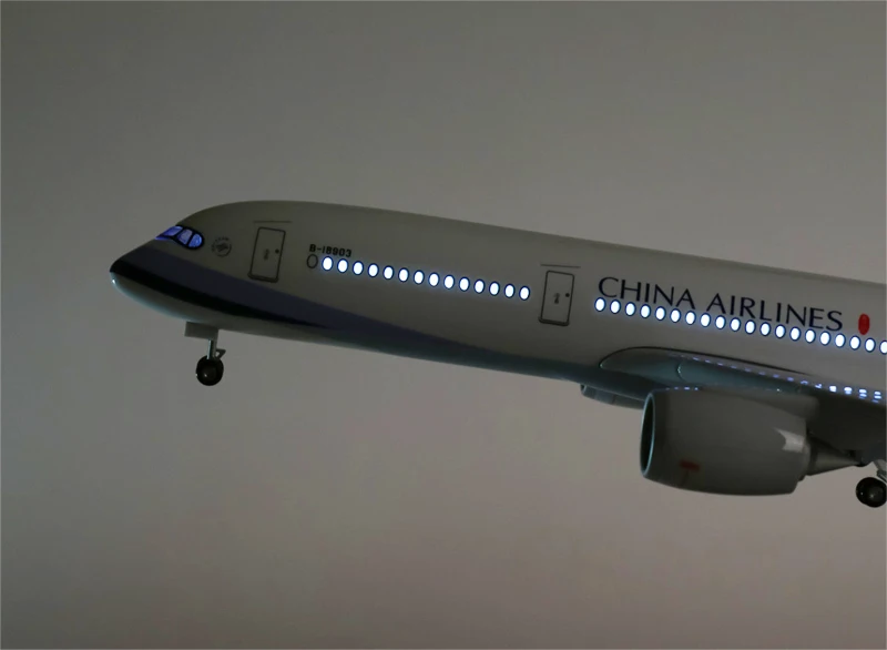1/142 47 см самолет Airbus 350 A350 авиакомпания Китай модель самолета сплав База W шасси и светильник игрушки самолет подарки