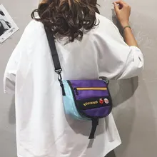 Стиль, сумка на одно плечо для женщин, холщовая,, Модный японский и Южнокорейский стиль, от производителя,, каждый