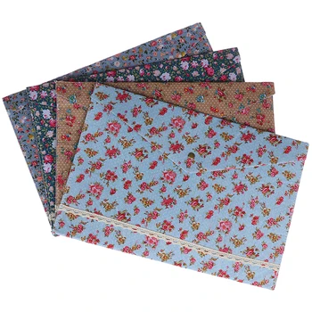

1PCS Elegant Documents File Bag briefcases Folder Bag Floral A4 Cloth Art Press File Bag