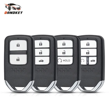 

Dandkey 5pcs For Honda Civic City Venzel C-RV Accord Fob Replacement 2/3/4 Buttons Smart Remote Car Key Shell Case Insert Blade