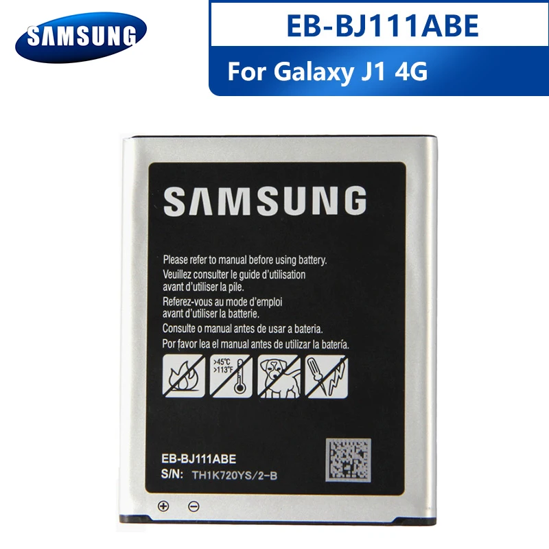 Оригинальный аккумулятор для Samsung Galaxy J1 J Ace J110 J110F J110H J110FM 4G сменный 1800 мАч |