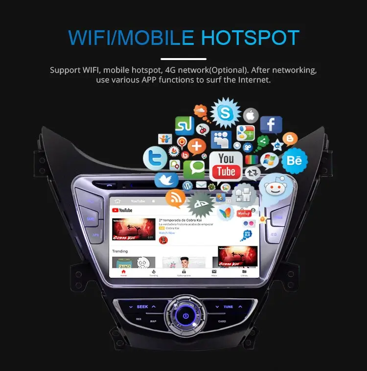 JDASTON Восьмиядерный Android 9,0 автомобильный dvd-плеер для HYUNDAI Elantra Avante I35 4G+ 64G wifi Мультимедиа gps стерео 2 Din автомагнитола