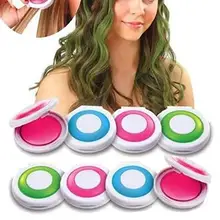 4 шт Временные Цвета для волос Мел пудровый торт Мода Сделай Сам вымыть краситель для волос Мел одноразовые унисекс салонные Инструменты для укладки