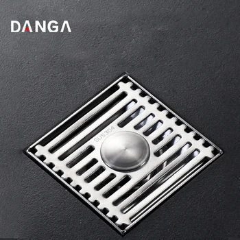

Square Floor Drain Odor-proof Floor Drain Stainless Steel Floor Drain Multiple Filtration Bathroom Washing Machine Floor Drain