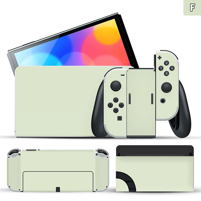 1 pc pure color Skin Sticker Protector for Nintendo Switch OLED Classic NEW 