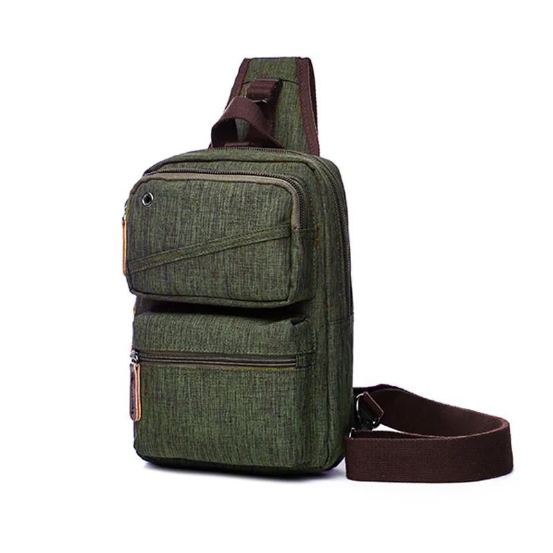 Новая портативная уличная холщовая поясная сумка для отдыха, одноцветная модная сумка для переноски, мужская и женская одноцветная сумка-кошелек - Цвет: Q384A3