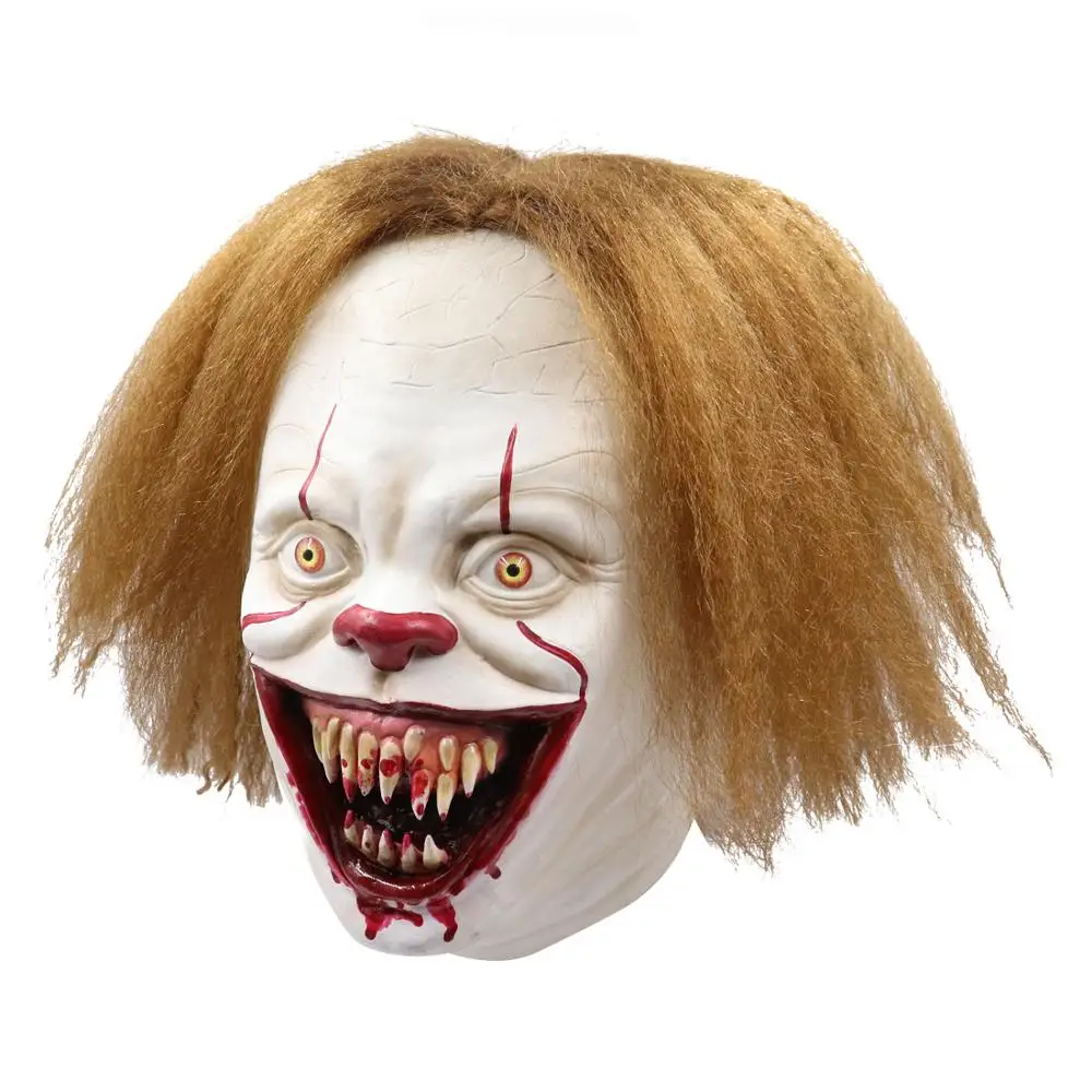 Стивен Кинг это 2 маска Pennywise клоунские маски Хэллоуин аксессуары для косплея