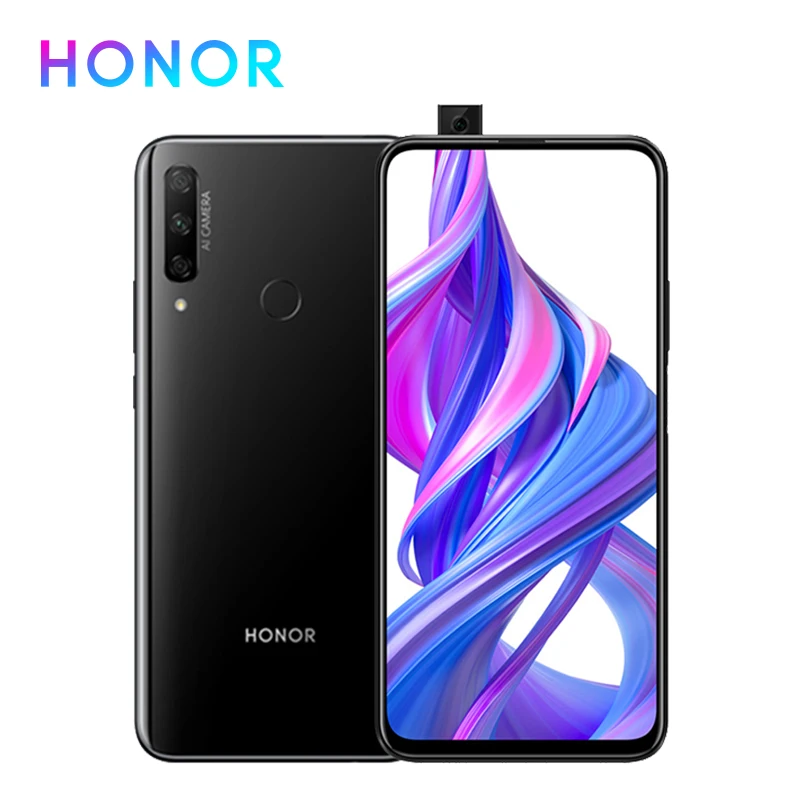 Глобальная версия Honor 9X 6 ГБ 128 Гб Смартфон 48MP Тройная камера мобильный телефон