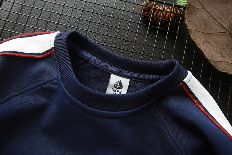 

Childrenswear Spring Pieces Big Boy BOY'S Suit CHILDREN'S Sweater Two Autumn Clothing Sports Convention 2019b Class Korean-style