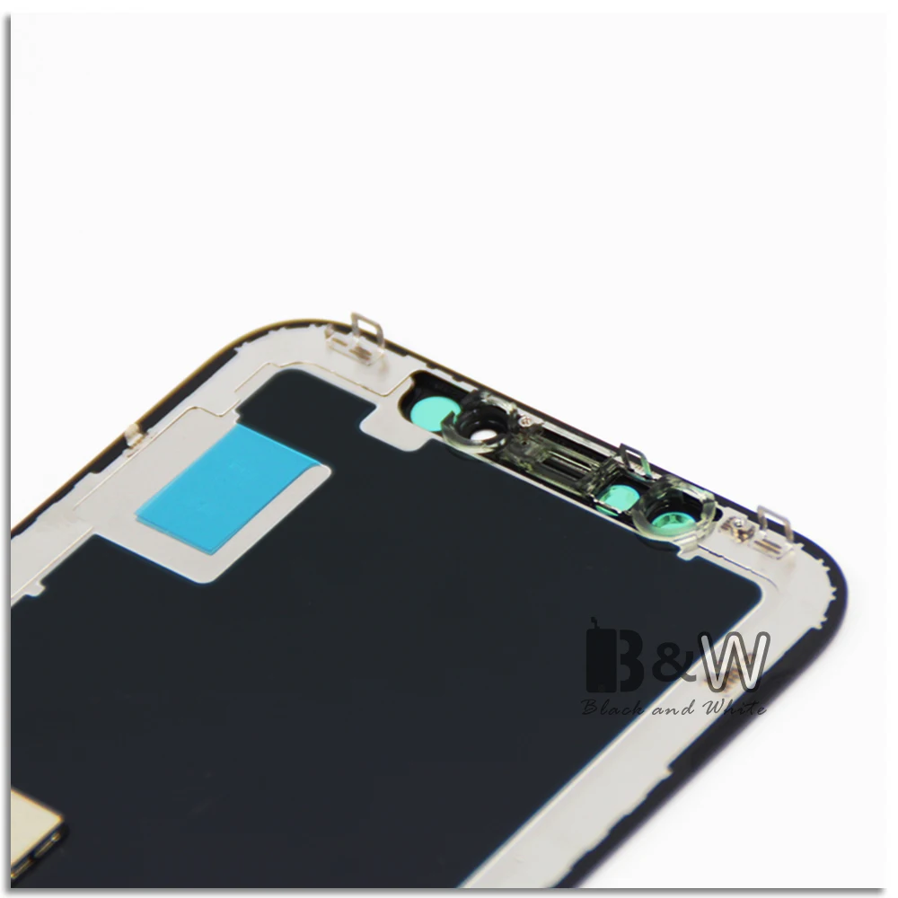OLED/TFT дисплей для iPhone X экран с высоким качеством 3D сенсорный экран дигитайзер сборка+ Сенсорное кольцо+ Ухо mest+ кольцо для камеры