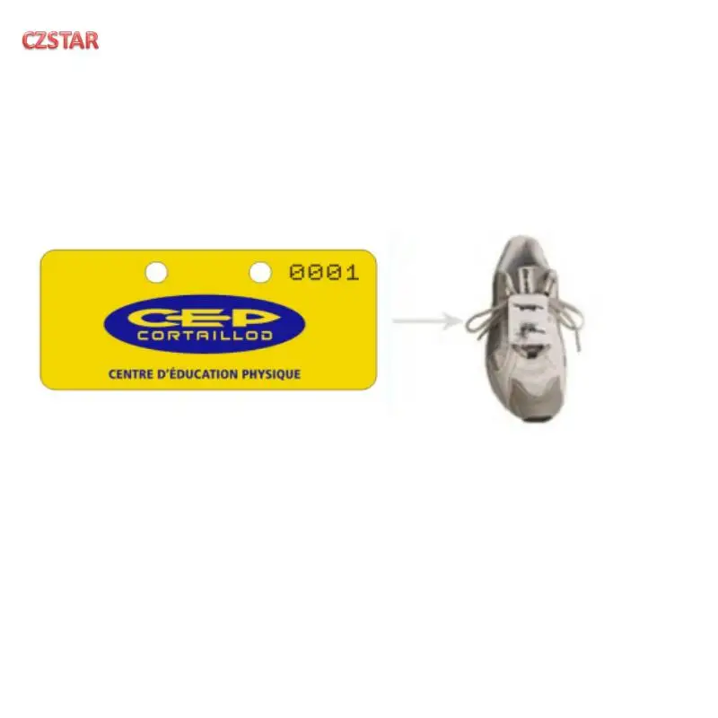 Водонепроницаемые Многоразовые спортивные uhf RFID бирки для обуви из ПВХ UHF 840 960 МГц